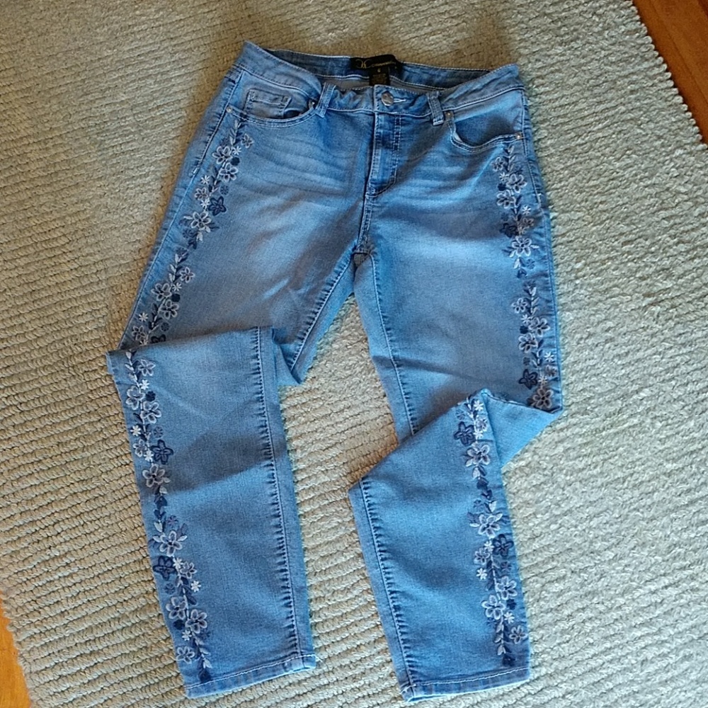 Catherine Malandrino Embellished Jeans